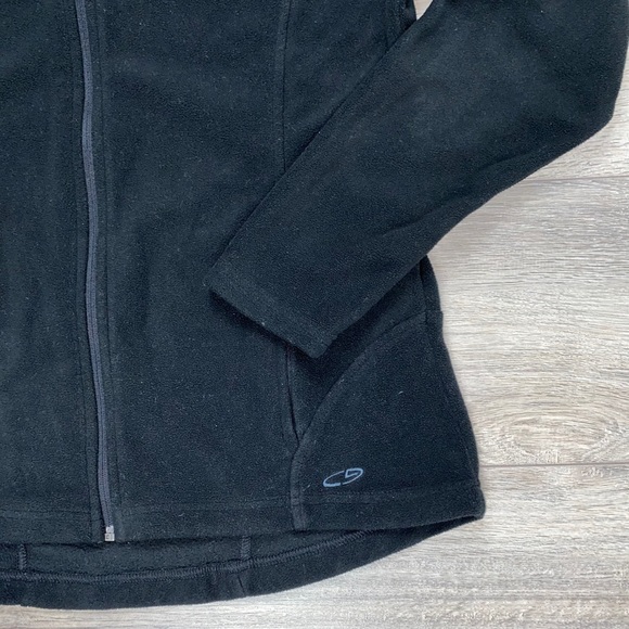 Champion Fleece Zip Sweatshirt Black L - Picture 11 of 13